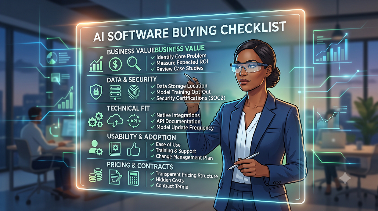 AI software buying checklist