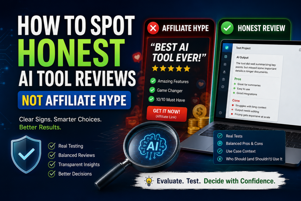 honest AI tool reviews